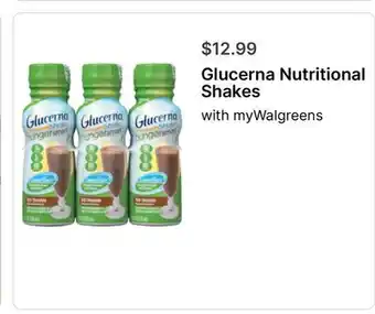 Walgreens Glucerna Nutritional Shakes offer