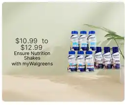 Walgreens Ensure Nutrition Shakes offer