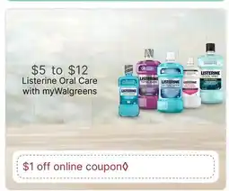 Walgreens Listerine Oral Care offer