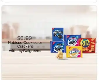 Walgreens Nabisco Cookies or Crackers offer