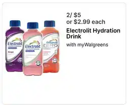 Walgreens Electrolit Hydration Drink offer