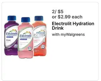 Walgreens Electrolit Hydration Drink offer