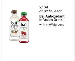 Walgreens Bai Antioxidant Infusion Drink offer