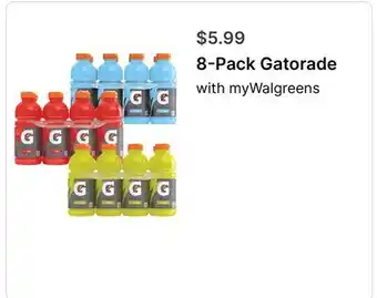 Walgreens 8-Pack Gatorade offer