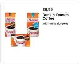 Walgreens Dunkin' Donuts Coffee offer