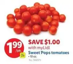 Lidl Sweet pops tomatoes offer