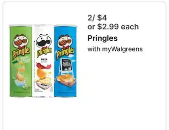 Walgreens Pringles offer