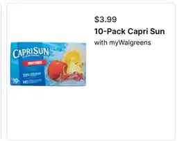 Walgreens 10-Pack Capri Sun offer