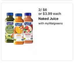 Walgreens Naked Juice offer