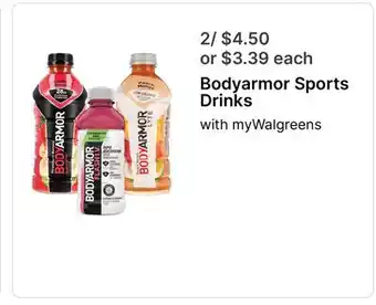 Walgreens Bodyarmor Sports Drinks offer