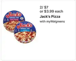 Walgreens Jack's Pizza offer