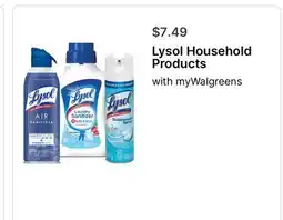 Walgreens Lysol Household Products offer
