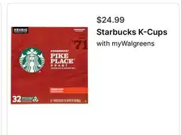 Walgreens Starbucks K-Cups offer