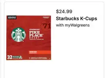 Walgreens Starbucks K-Cups offer