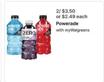 Walgreens Powerade offer