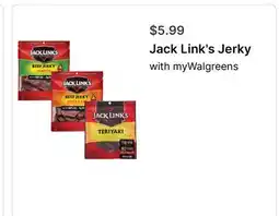 Walgreens Jack Link's Jerky offer