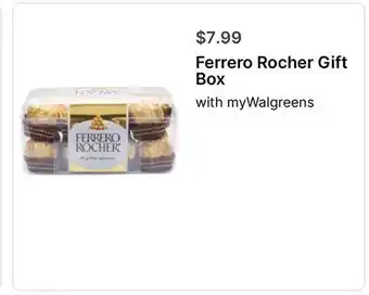 Walgreens Ferrero Rocher Gift Box offer