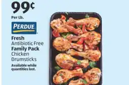 Aldi Fresh Antibiotic Free Family Pack Chicken Drumsticks offer
