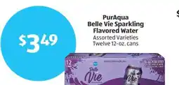Aldi PurAqua Belle Vie Sparkling Flavored Water offer