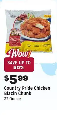 Grocery Outlet Chicken Blazin Chunk offer