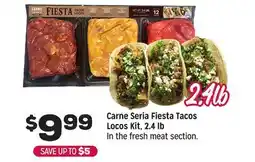 Grocery Outlet Carne Seria Fiesta Tacos Locos Kit, 2.4 lb offer