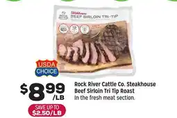 Grocery Outlet Rock River Cattle Co. Steakhouse Beef Sirloin Tri Tip Roast offer