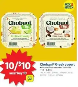 Lidl Chobani greek yogurt offer