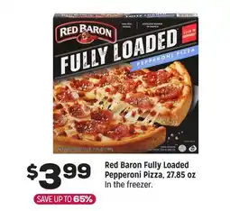 Grocery Outlet Red Baron Fully Loaded Pepperoni Pizza, 27.85 oz offer