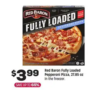 Grocery Outlet Red Baron Fully Loaded Pepperoni Pizza, 27.85 oz offer