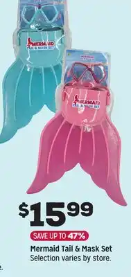 Grocery Outlet Mermaid Tail & Mask Set offer
