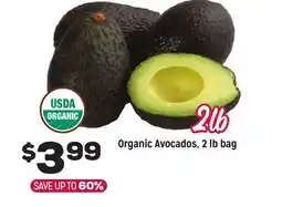 Grocery Outlet Organic Avocados, 2 lb offer