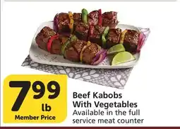 Vons Beef Kabobs Vegetables offer