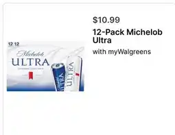 Walgreens 12-Pack Michelob Ultra offer