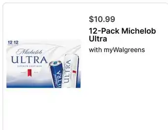 Walgreens 12-Pack Michelob Ultra offer