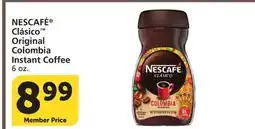 Vons NESCAFÉ Clásico Original Colombia Instant Coffee offer