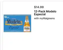 Walgreens 12-Pack Modelo Especial offer