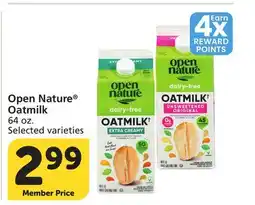 Vons Open Nature Oatmilk offer