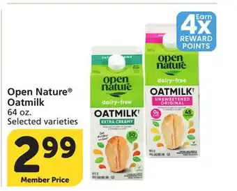 Vons Open Nature Oatmilk offer