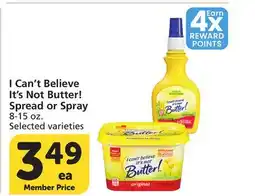 Vons I Can't Believe It's Not Butter! Spread or Spray offer