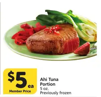 Vons Ahi Tuna Portion offer