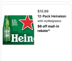 Walgreens 12-Pack Heineken offer