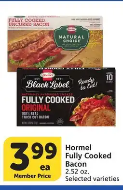 Vons Hormel Fully Cooked Bacon offer