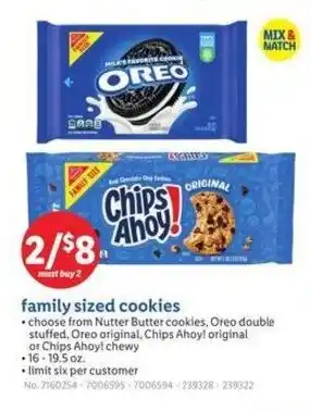 Lidl Family sized cookies offer
