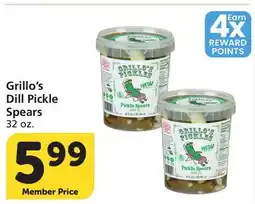 Vons Grillo's Dill Pickle Spears offer