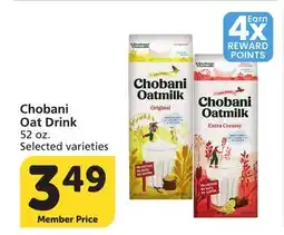 Vons Chobani Oat Drink offer