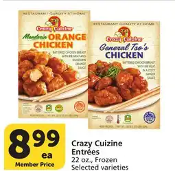 Vons Crazy Cuizine Entrées offer
