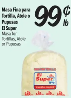 El Super Fresh El Super Masa for Tortillas, Atole or Pupusas offer