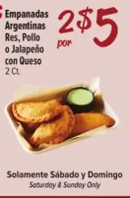El Super Fresh Empanadas Argentinas Res, Pollo o Jalapeño con Queso offer