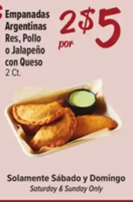 El Super Fresh Empanadas Argentinas Res, Pollo o Jalapeño con Queso offer