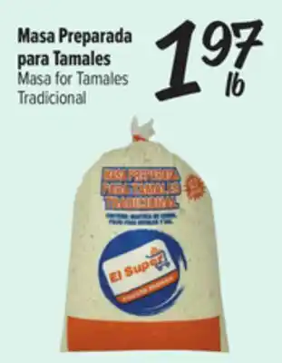 El Super Fresh Masa for Tamales Tradicional offer